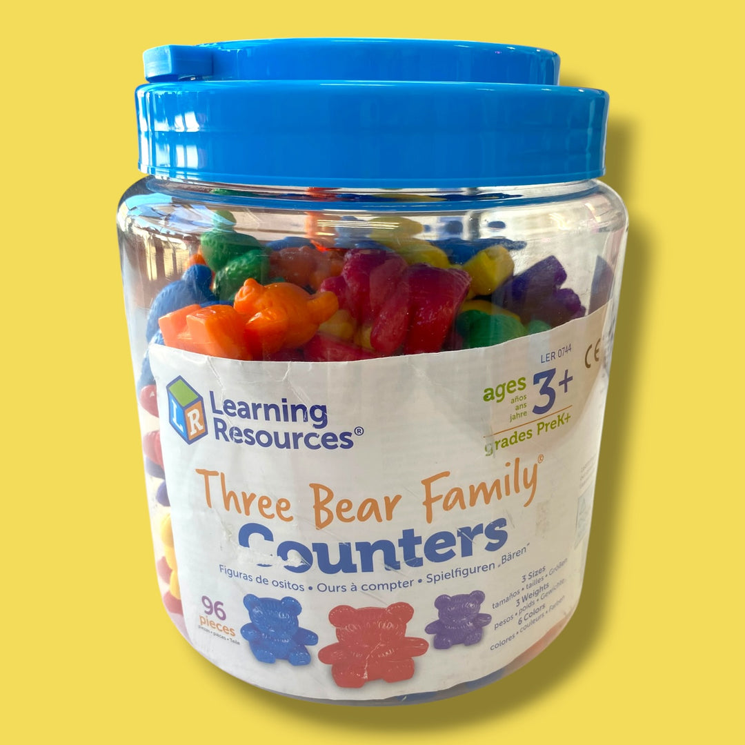 Learning Resources Three Bear Family Counters