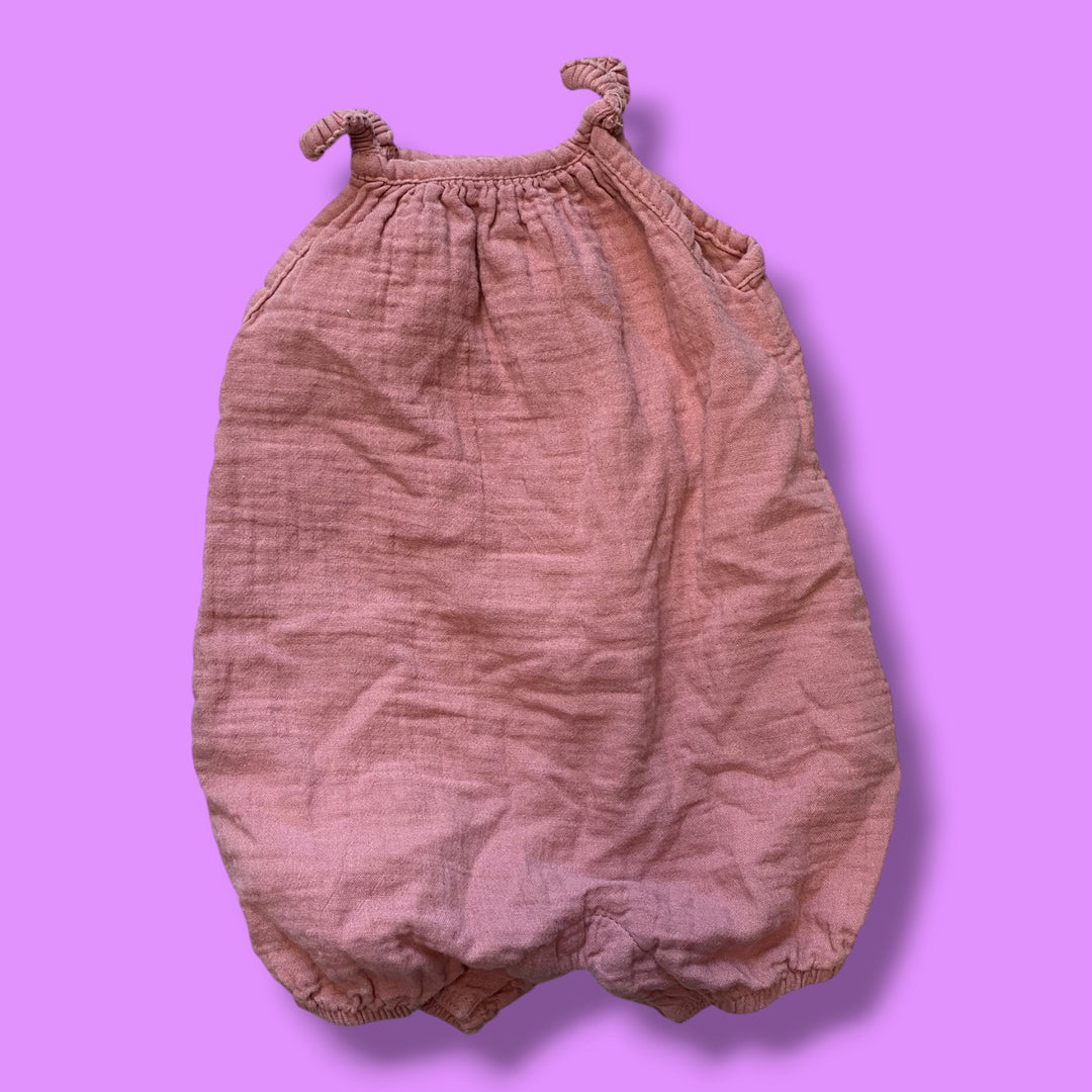 pink Carters romper, 6m