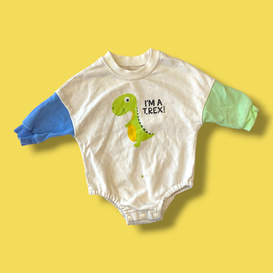 bodysuit sweatshirt, 3-6m