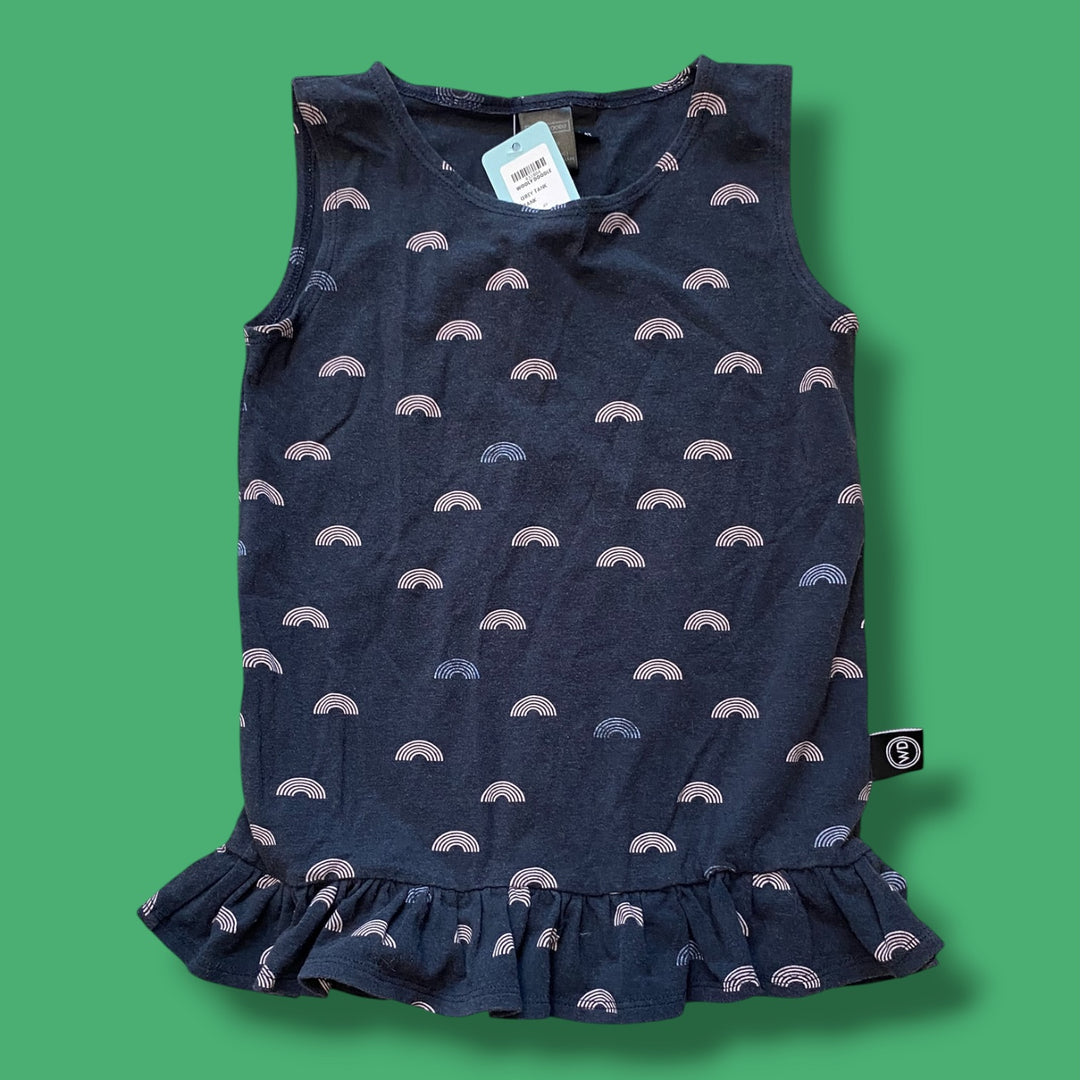 Grey Wooly Doodle Tank Tank, 4Y