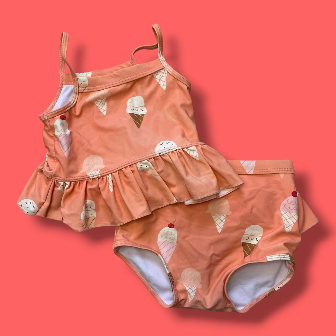 Pink Souris Mini 2 piece Set, 2-3Y