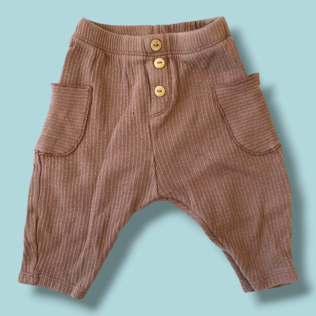 purple zara pant, 6-9m