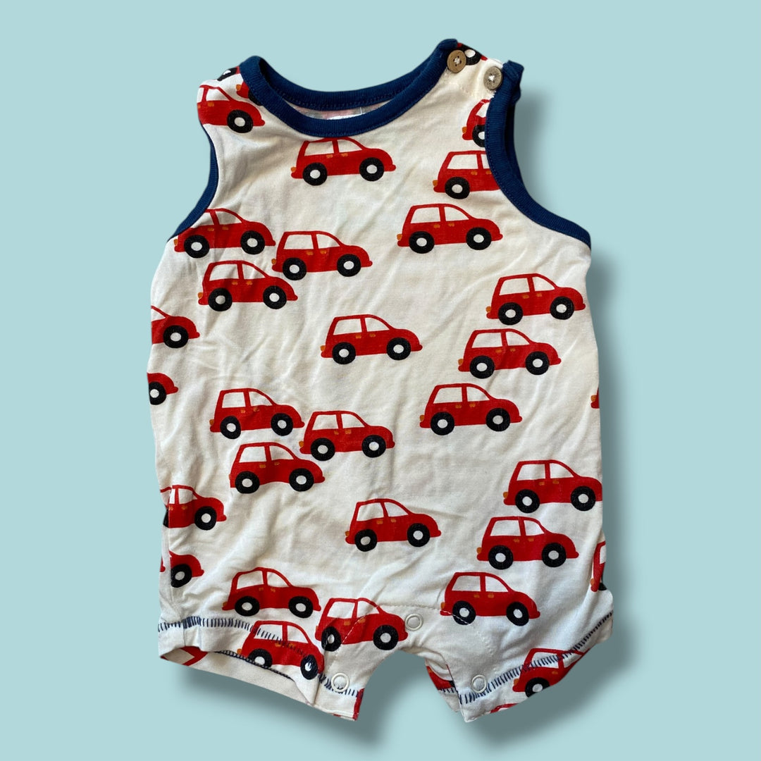 White Mud Pie Romper, 0-3m