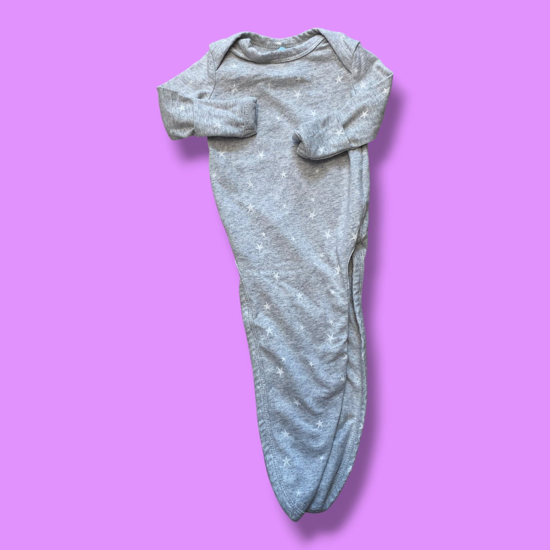 Grey Little Earthling Sleepgown, NB