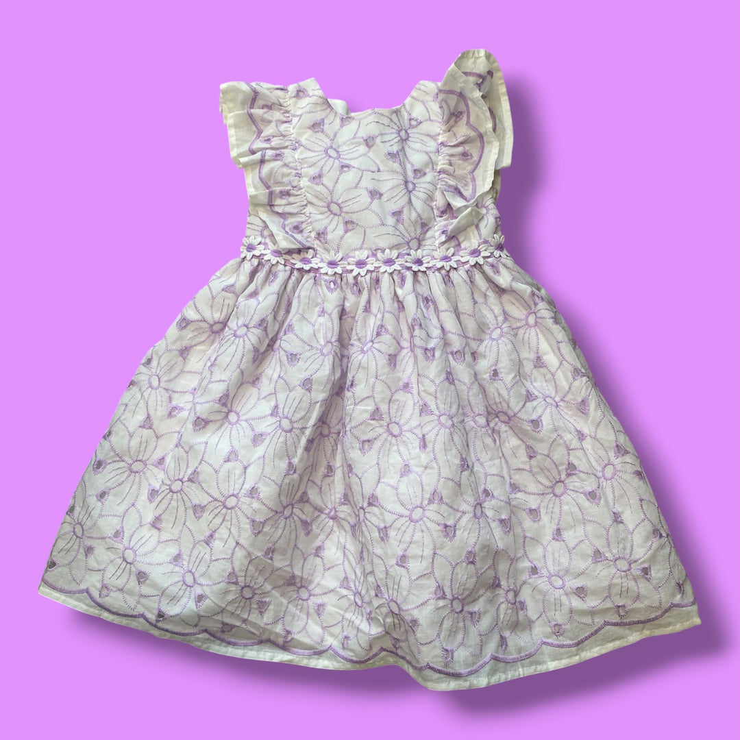 Purple Blueberry Blvd Dress, 3Y