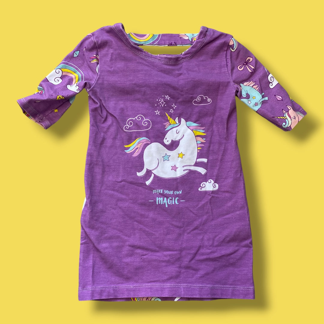 Purple Small Shop Shirt, 3Y