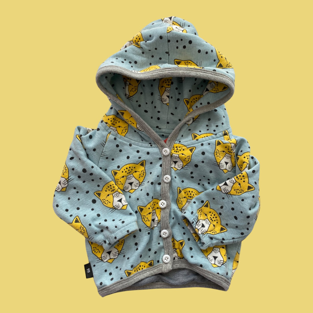 blue unknown tiger  hoodie, 6m
