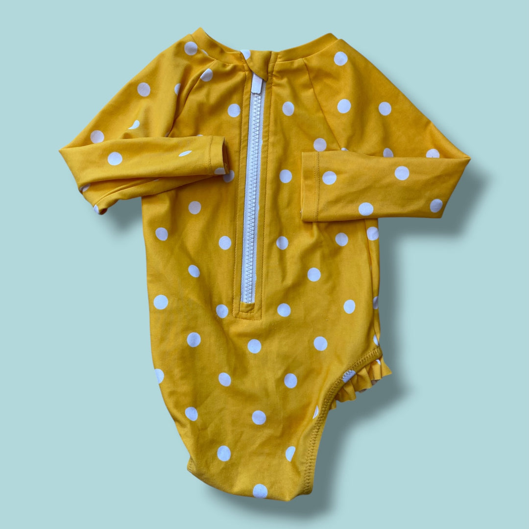 Yellow Old Navy Swimsuit, 12-18m