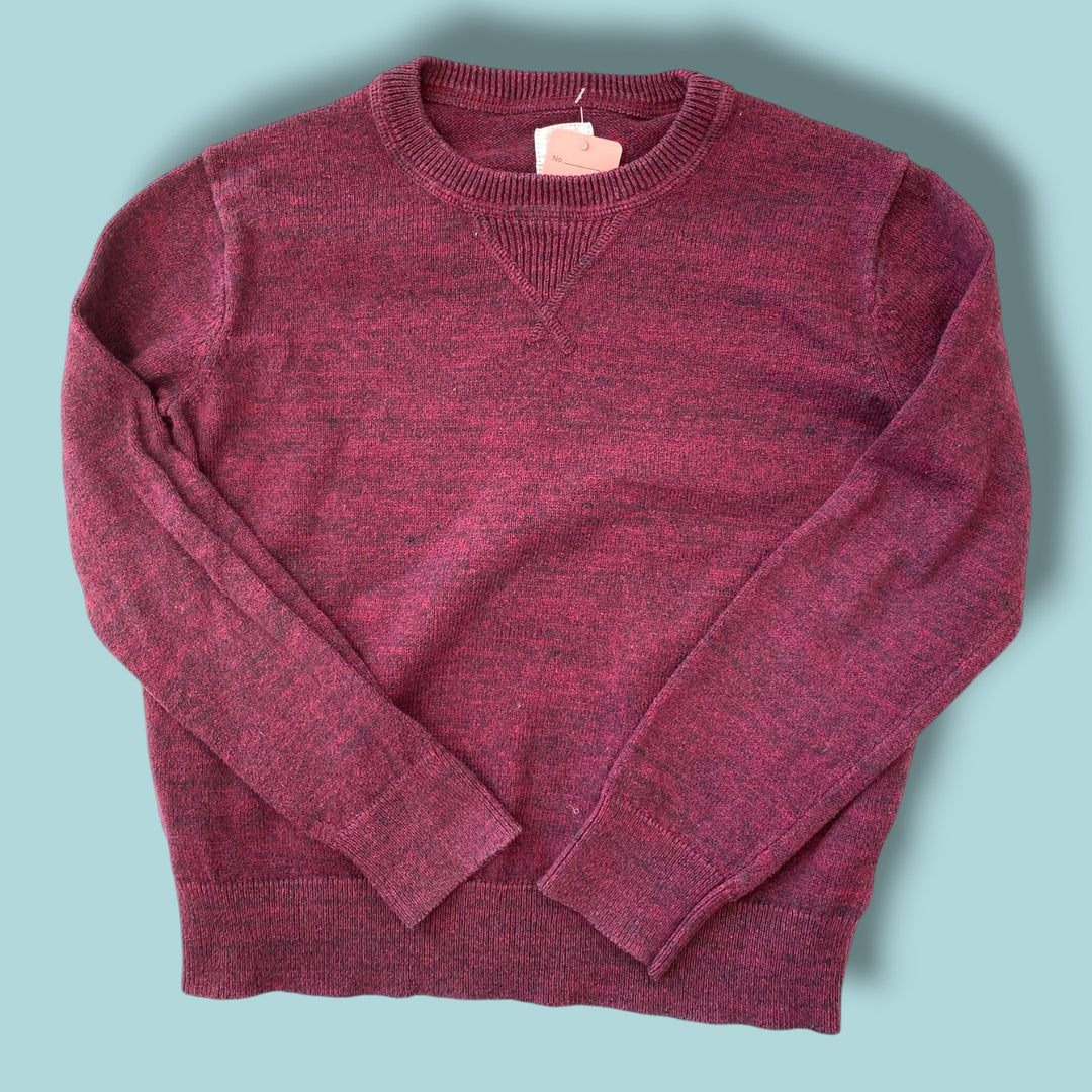 Burgandy Gap Knit Sweater, 5-6Y