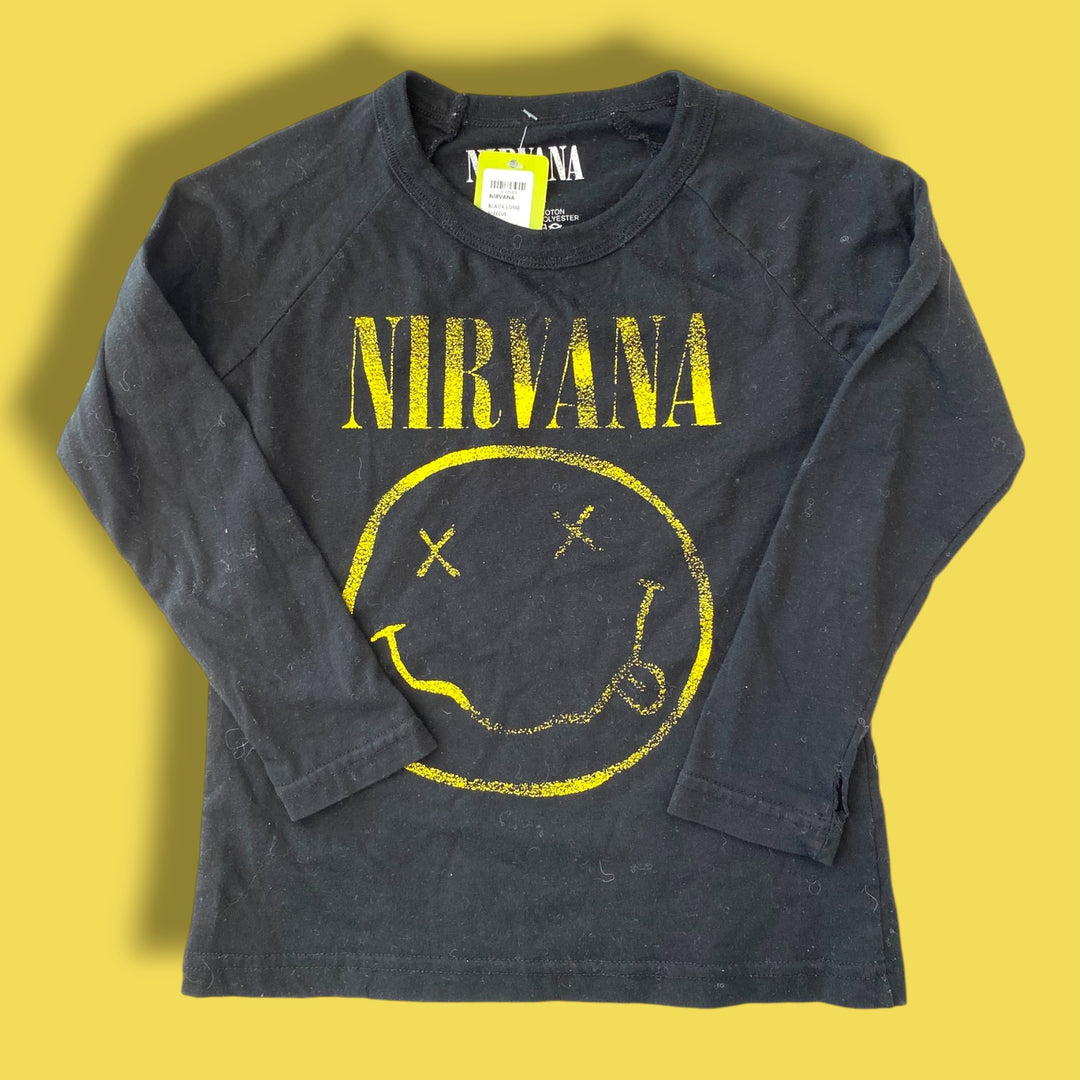 Black Nirvana Long Sleeeve, 5T