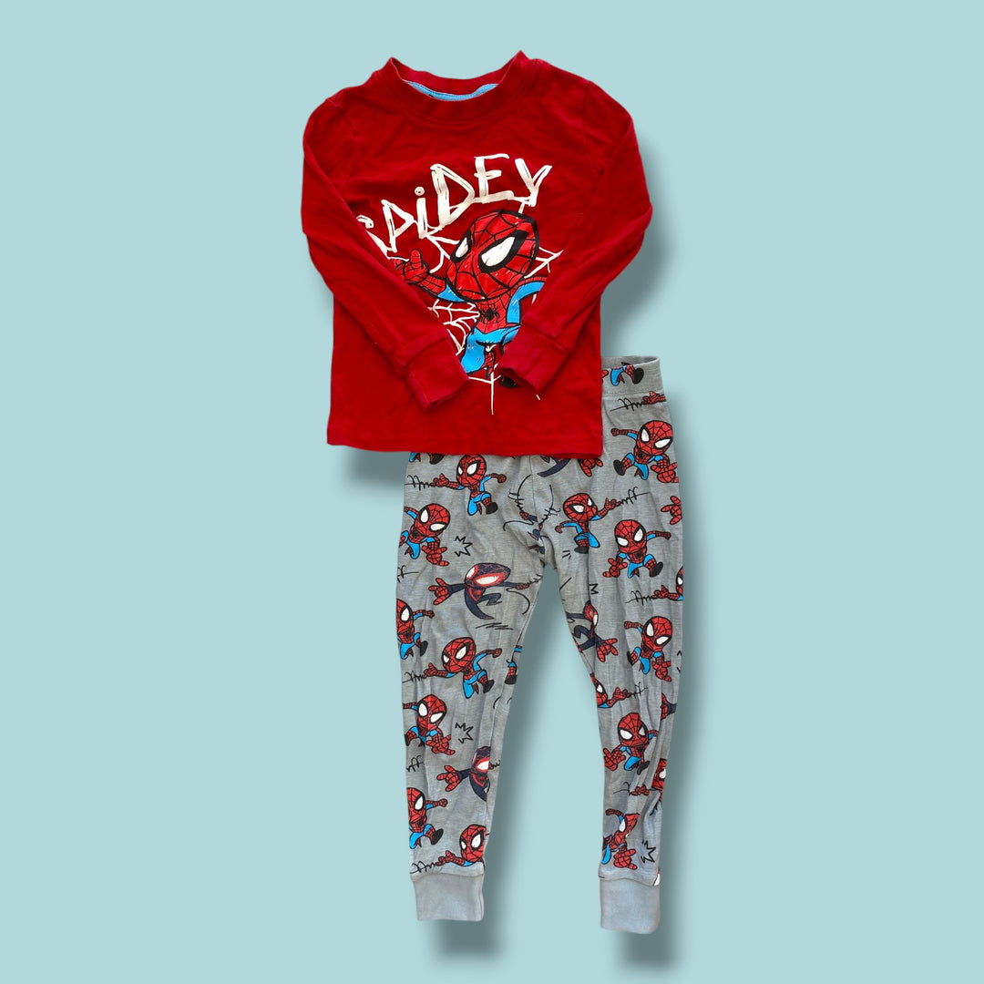 red H&amp;M 2 piece sleep, 4y