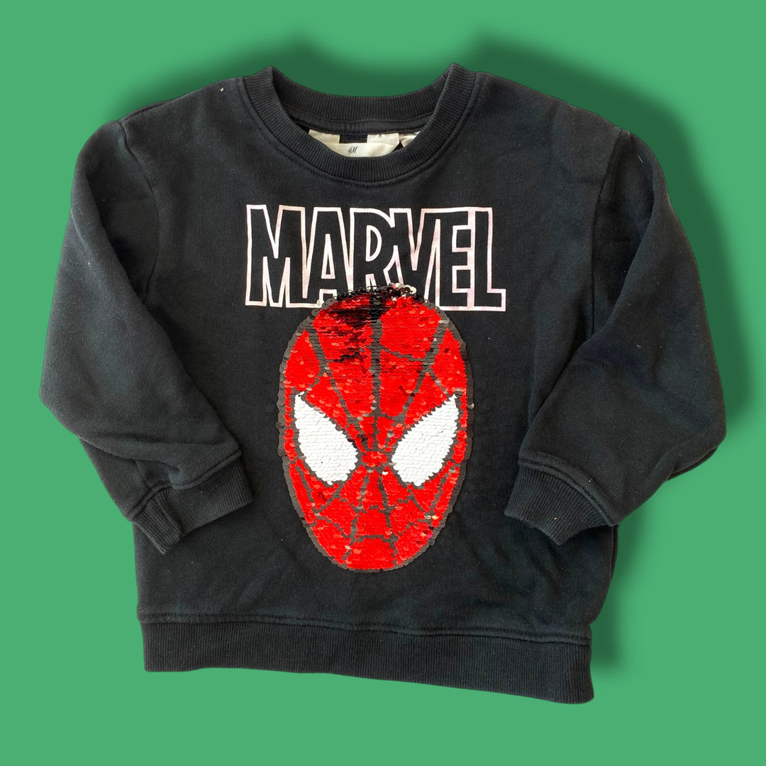 black h&amp;m sweatshirt, 4Y