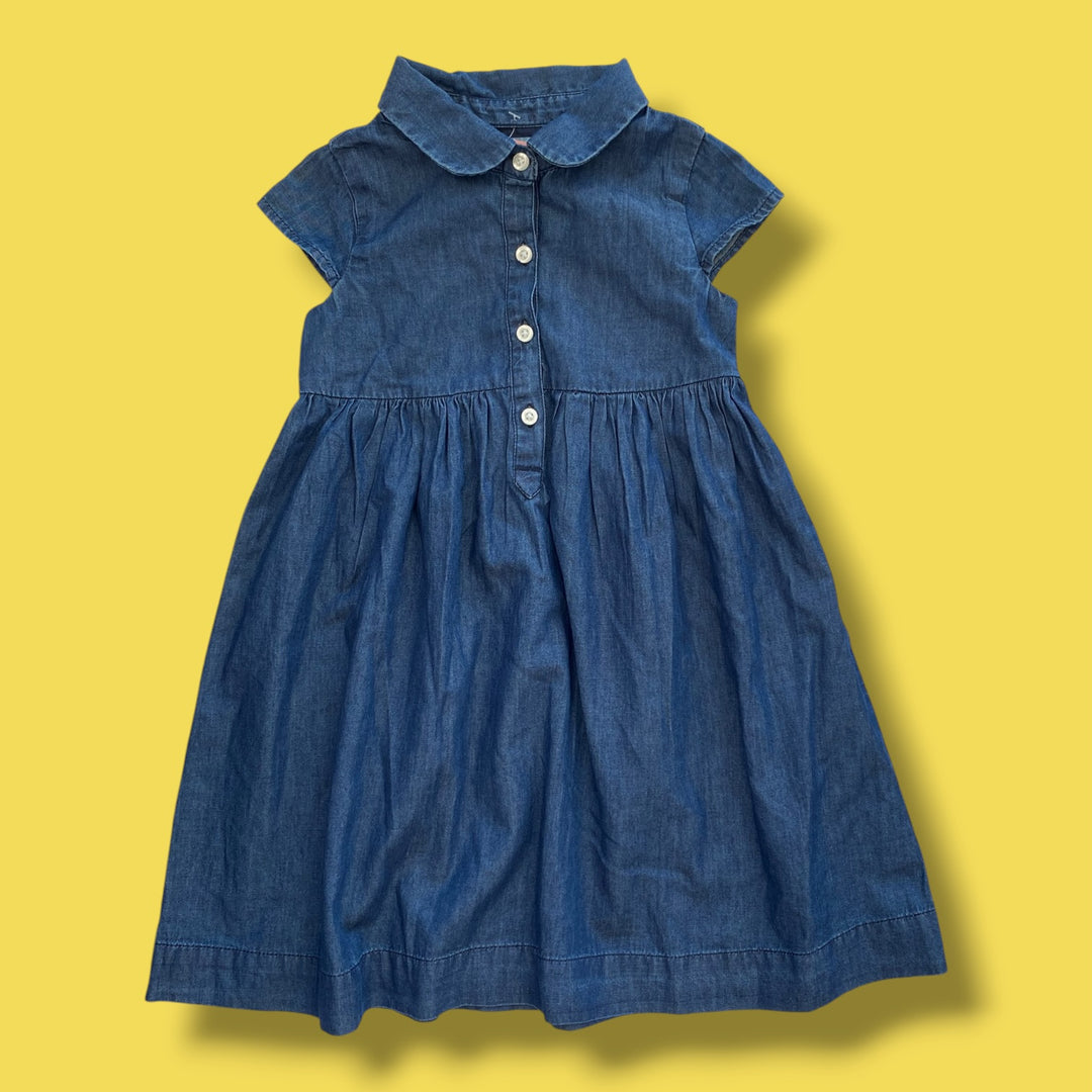 blue gap denim dress, 4y