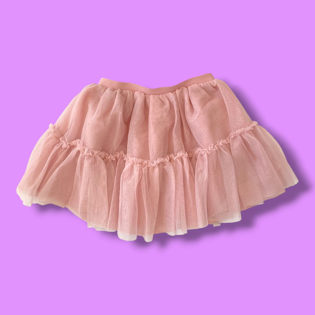pink Old Navy tulle skirt, 3Y