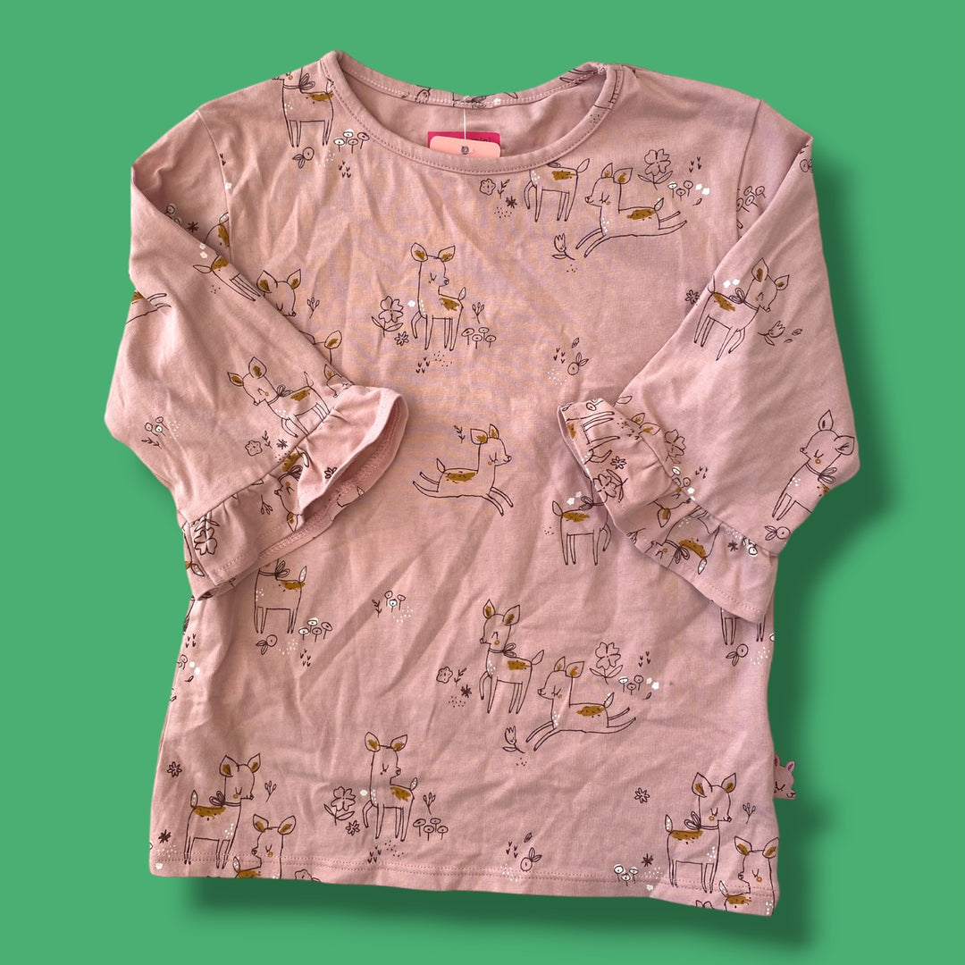 pink souris mini long sleeve, 3y