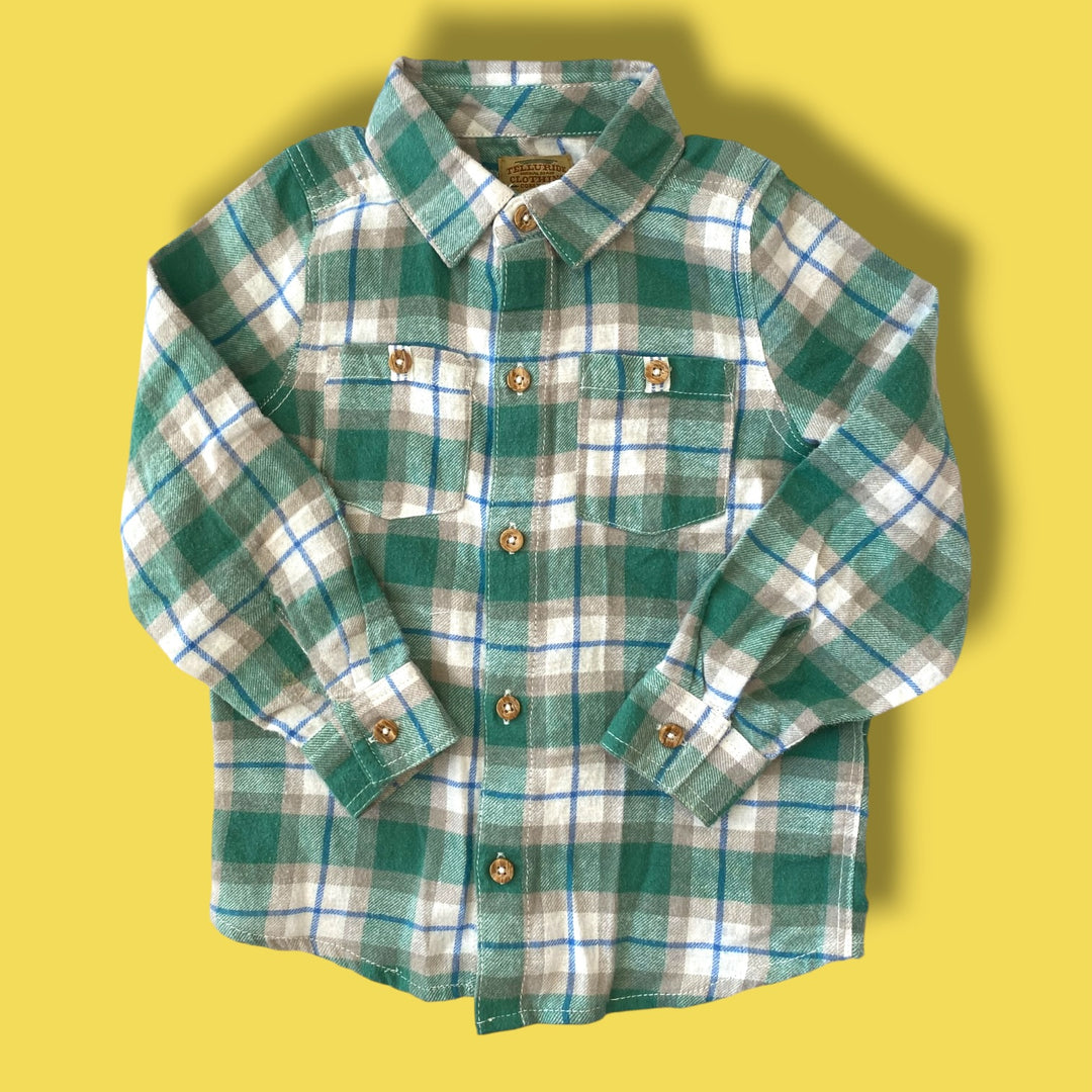 Green telluride button up, 5y