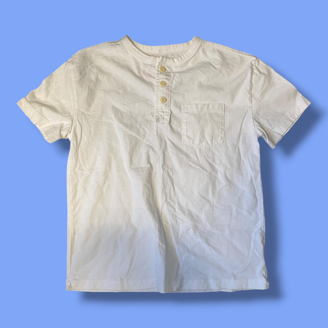 white gap t-shirt, 9-10Y
