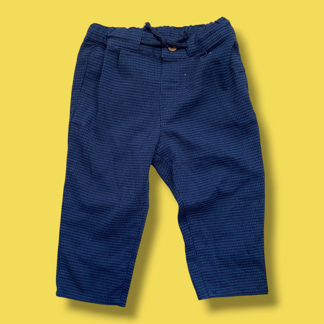 blue zara pant, 12-18m