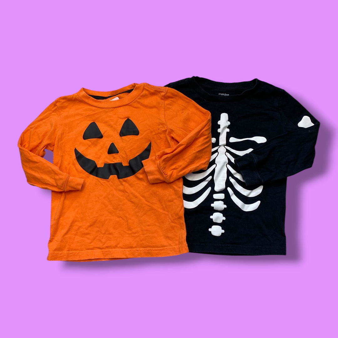 black simple joys set of 2 long sleeves, 3y