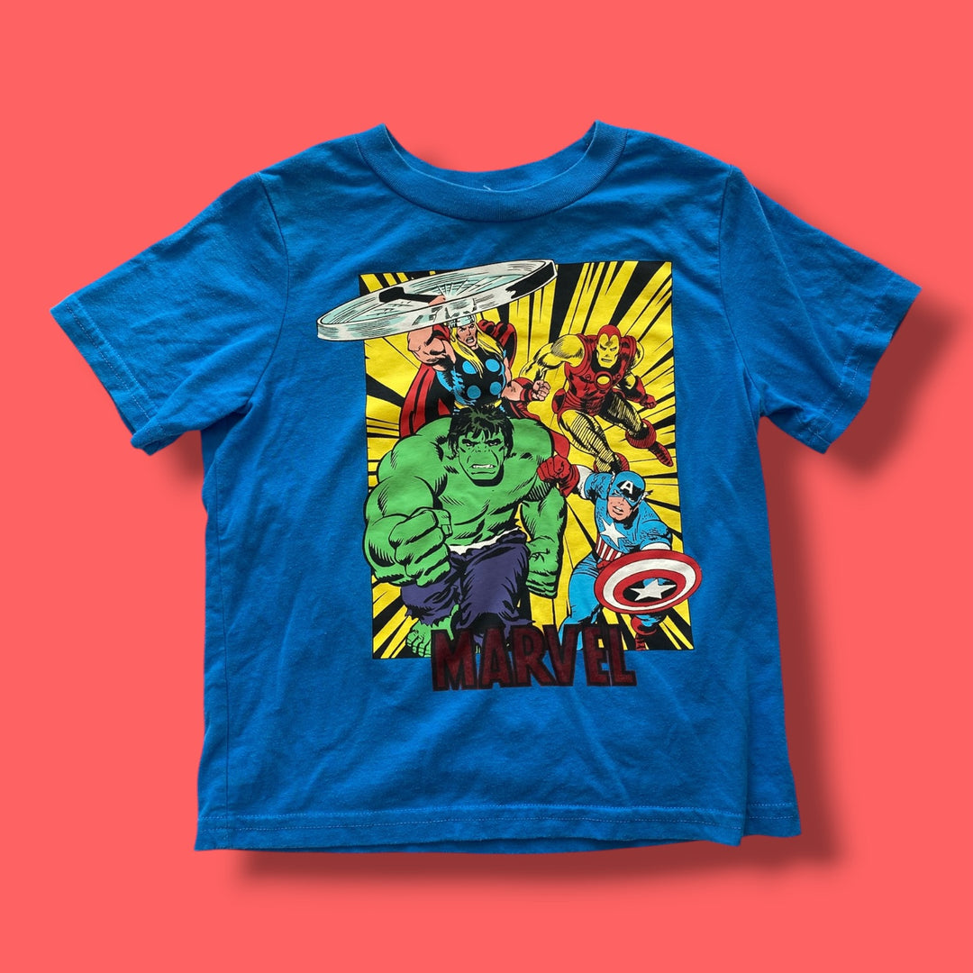 Blue Marvel Shirt, 4Y
