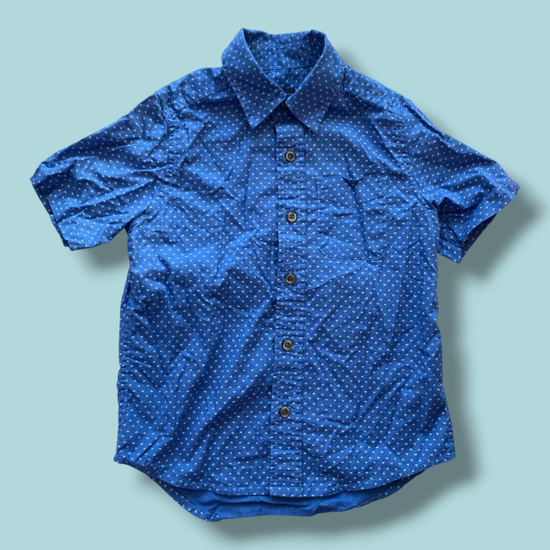 Blue The Childrens Place Button Up, 5-6Y