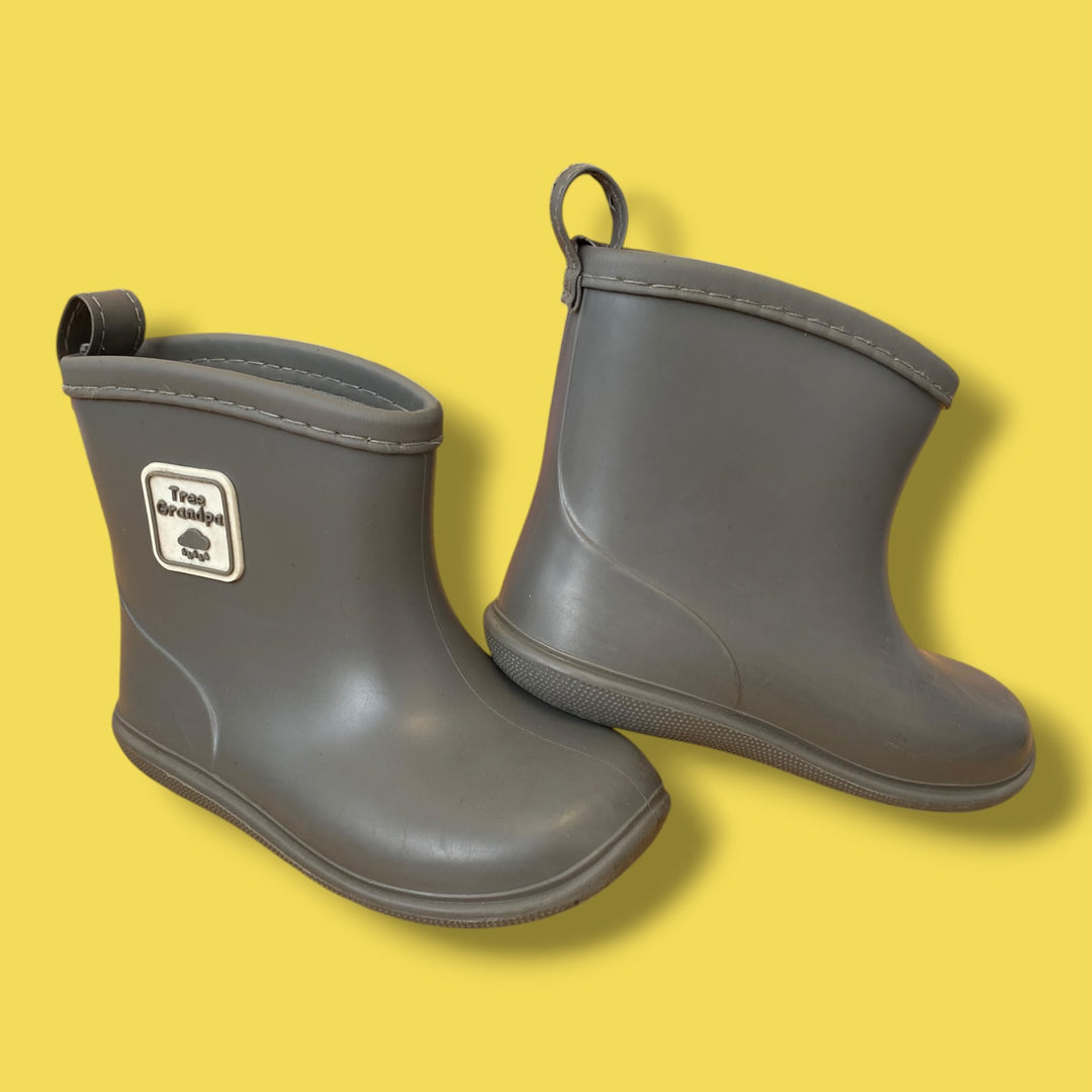 Grey  Tree Granpa Rain Boots, 6.0-7.0