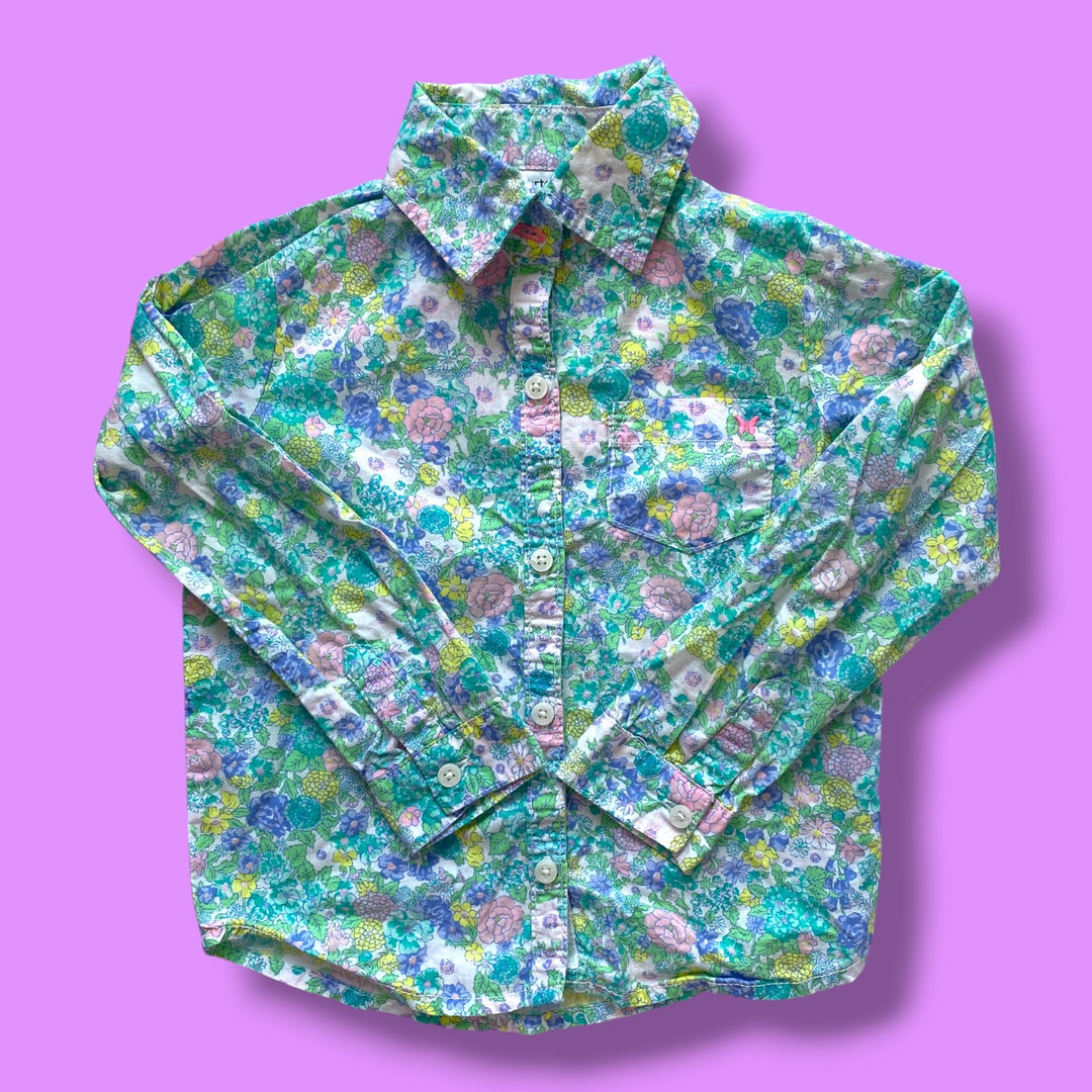 blue Carters button down, 4y