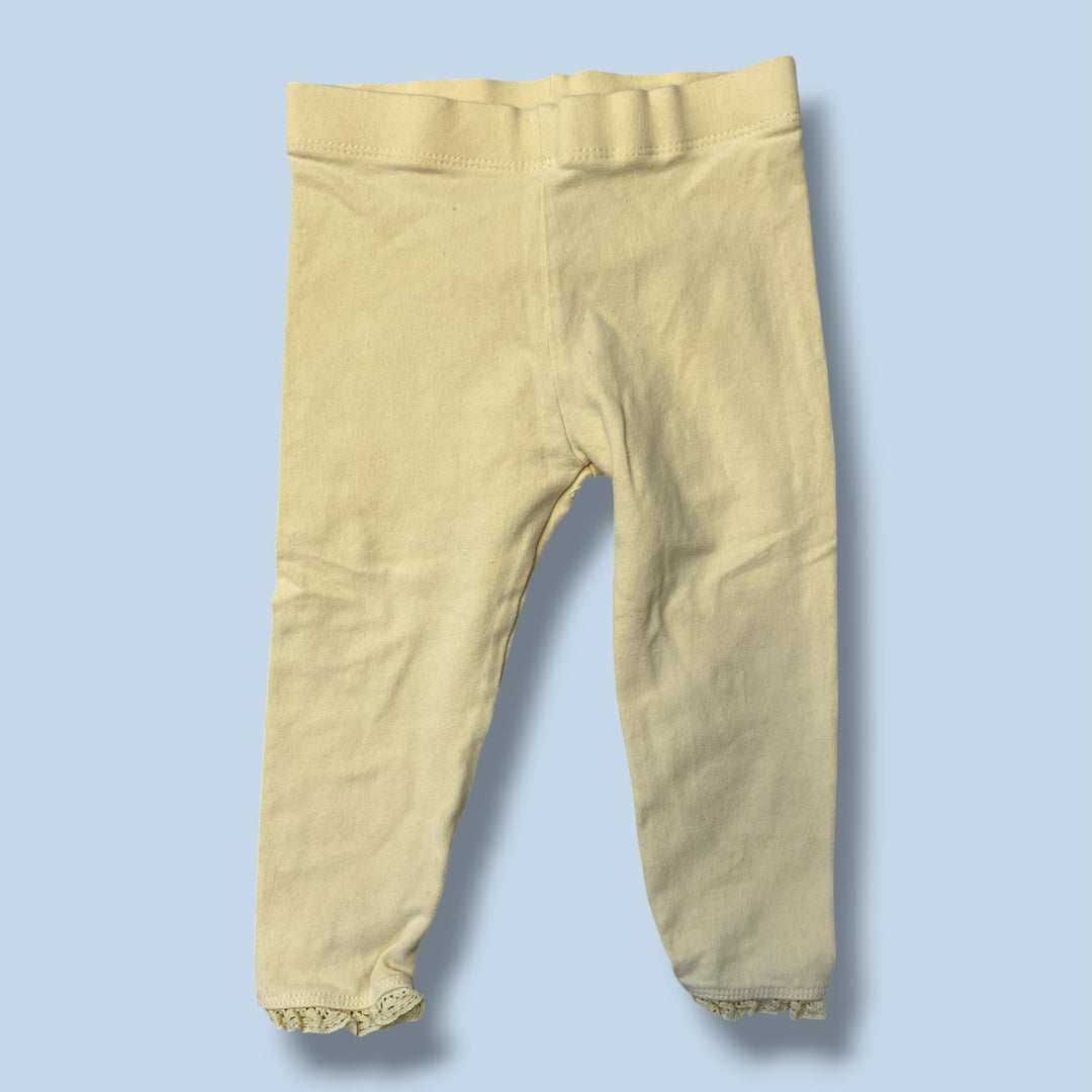 yellow Next leggings , 12-18m