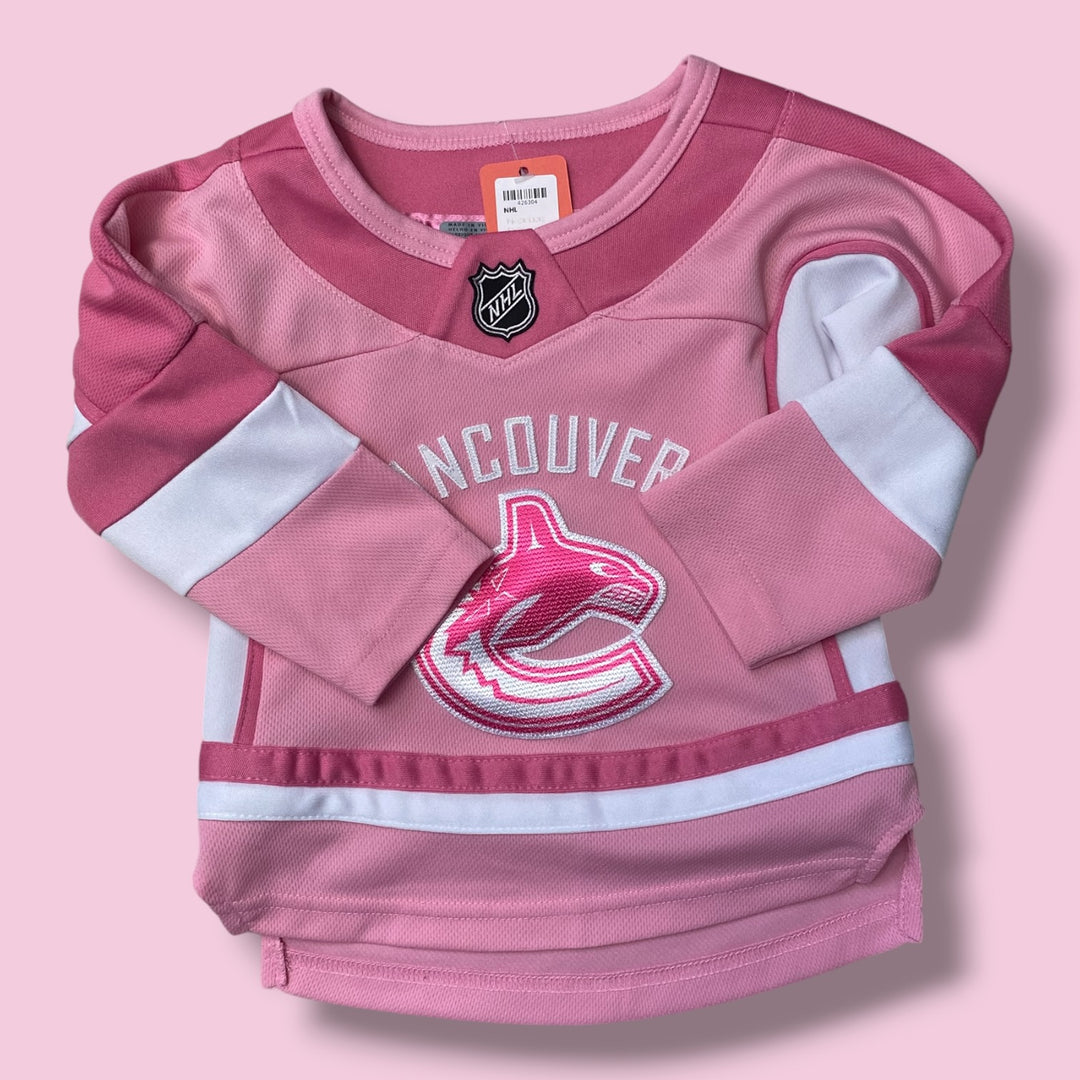 pink NHL Canucks jersey, 12m