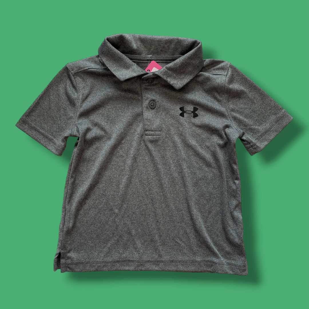 Grey Under Armour Polo, 2Y