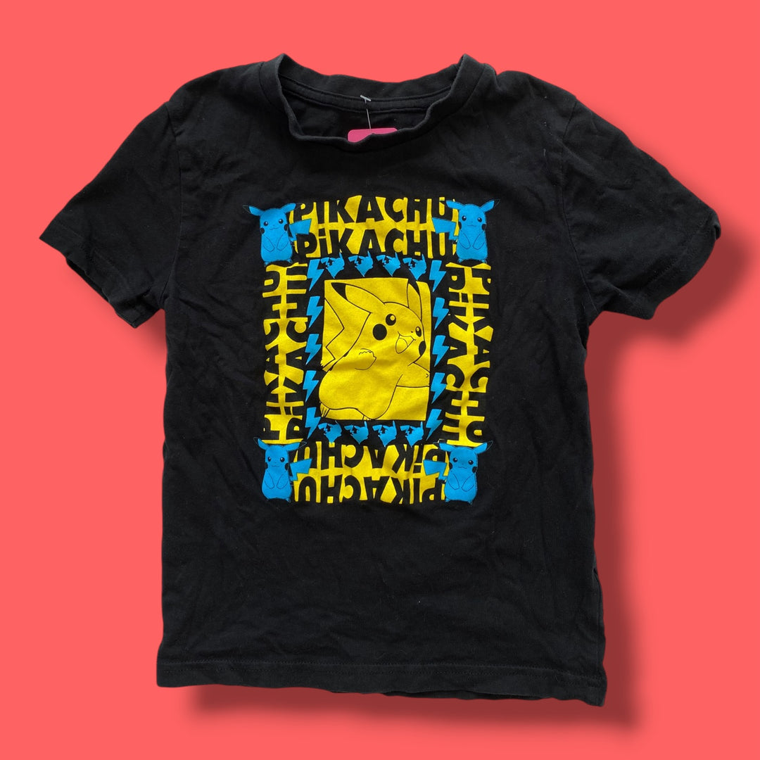 Black Pokemon Shirt, 4Y