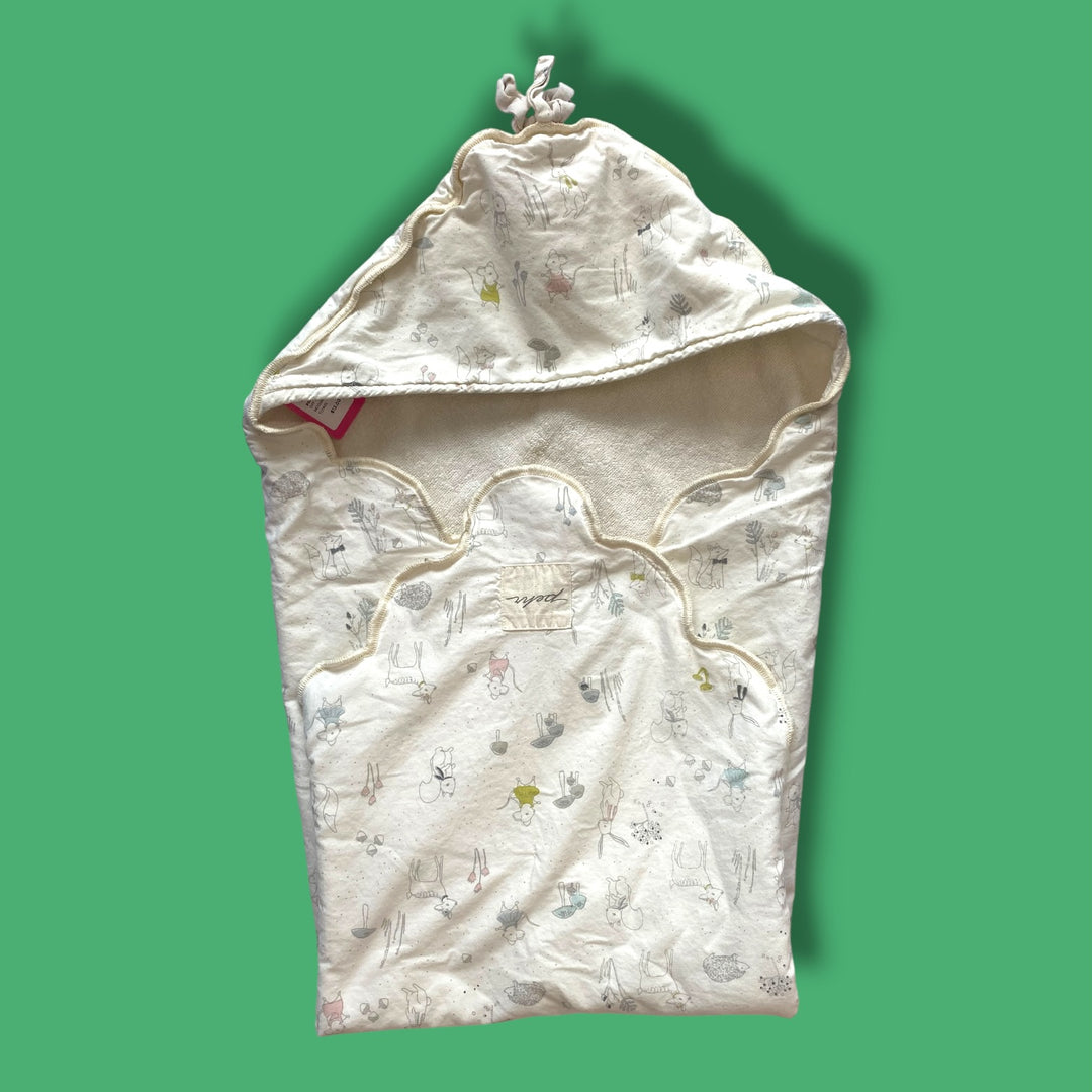 Off White Pehr Hooded Towel