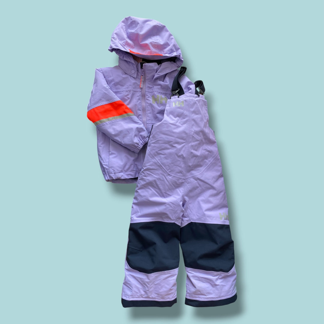 Purple Helly Hanson 2 piece Rider Snowsuit, 3Y