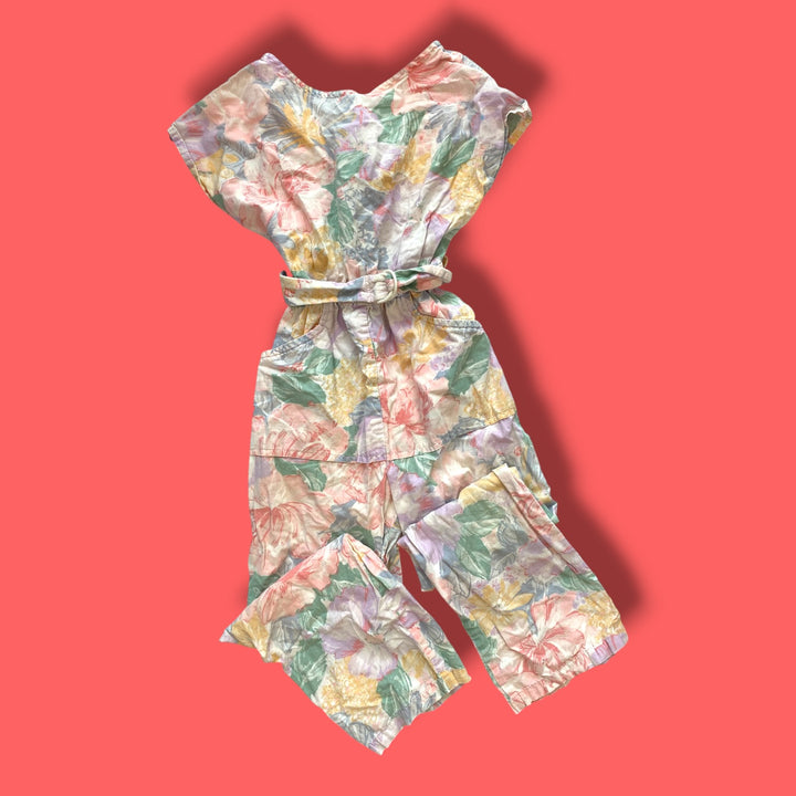 Floral Unknown Romper, 5Y