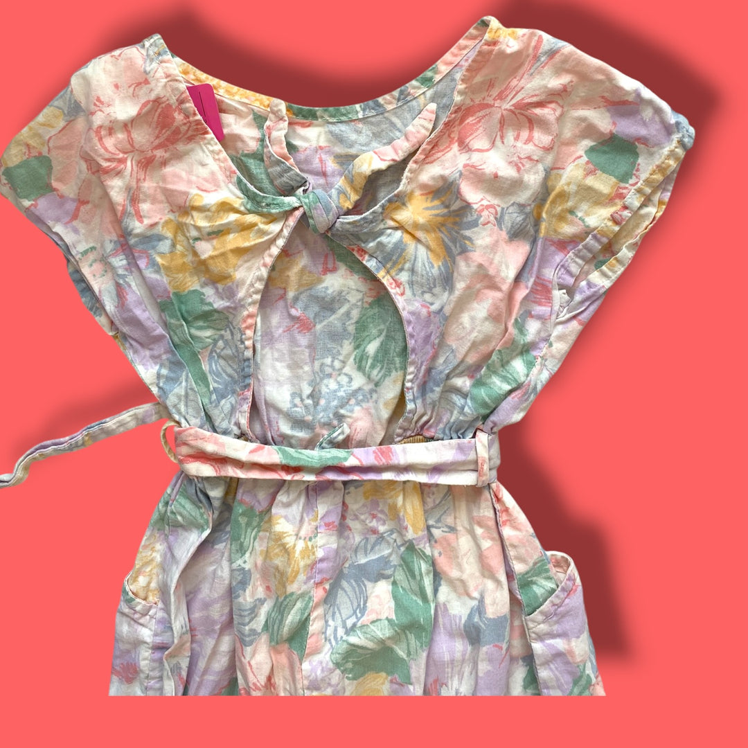 Floral Unknown Romper, 5Y