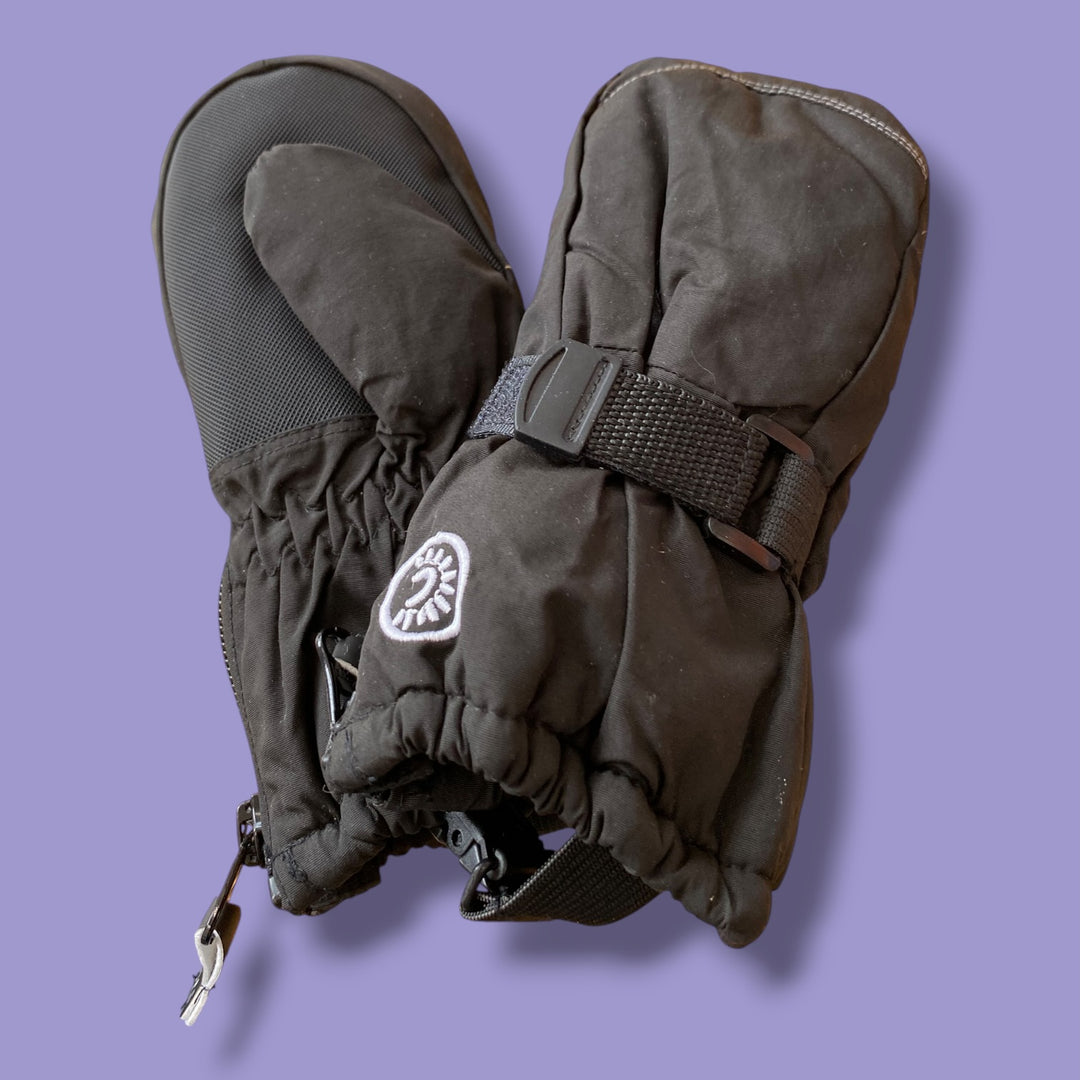 Black Calikids MItts, 2-4Y