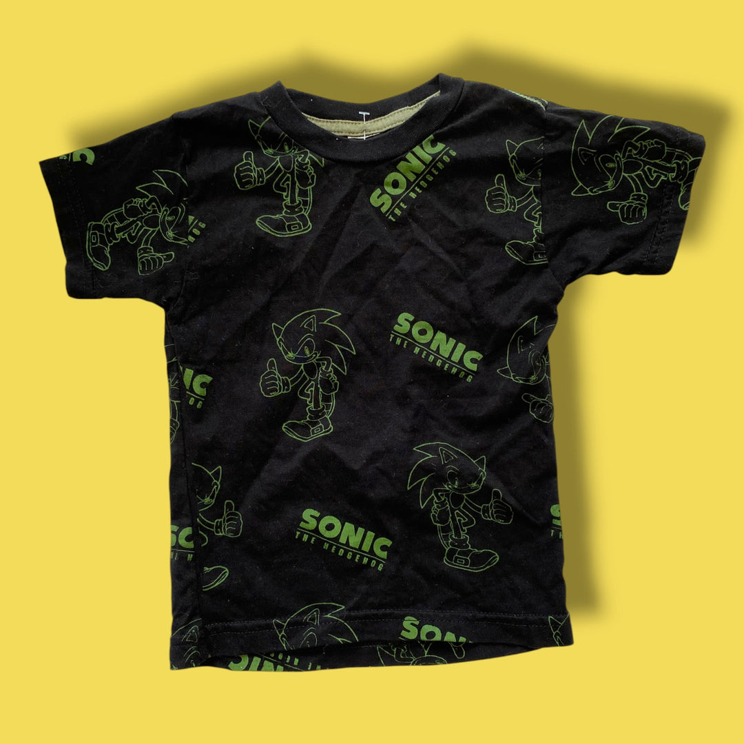 Black Sonic Sonic Tee, 3Y