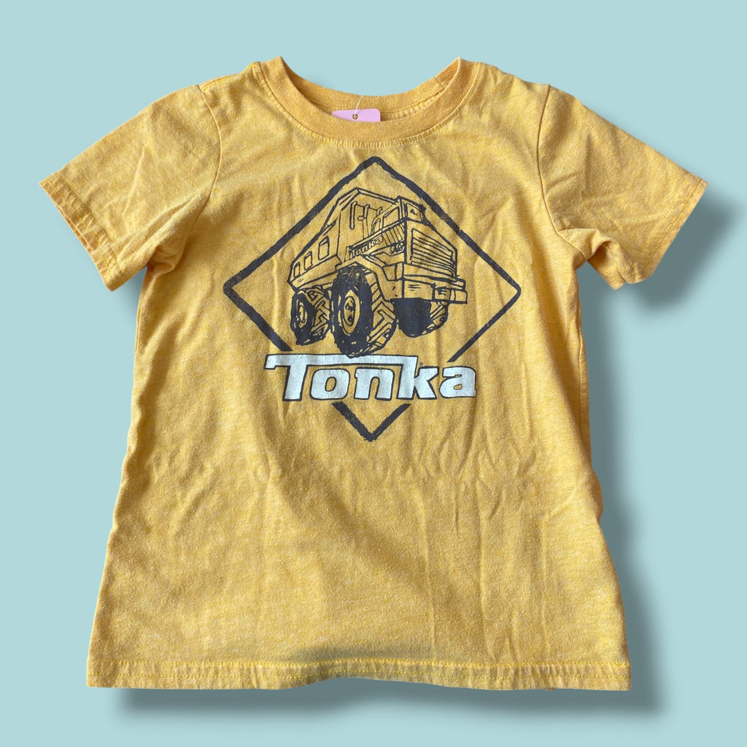 Yellow Tonka Shirt, 5Y