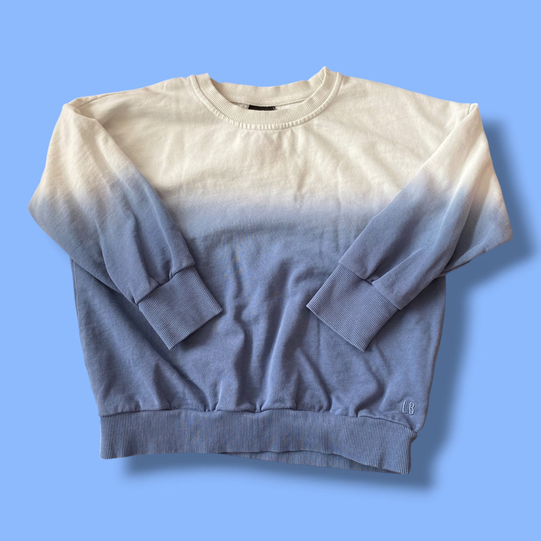 Blue/White Little Bipsy Sweater, 4-5Y