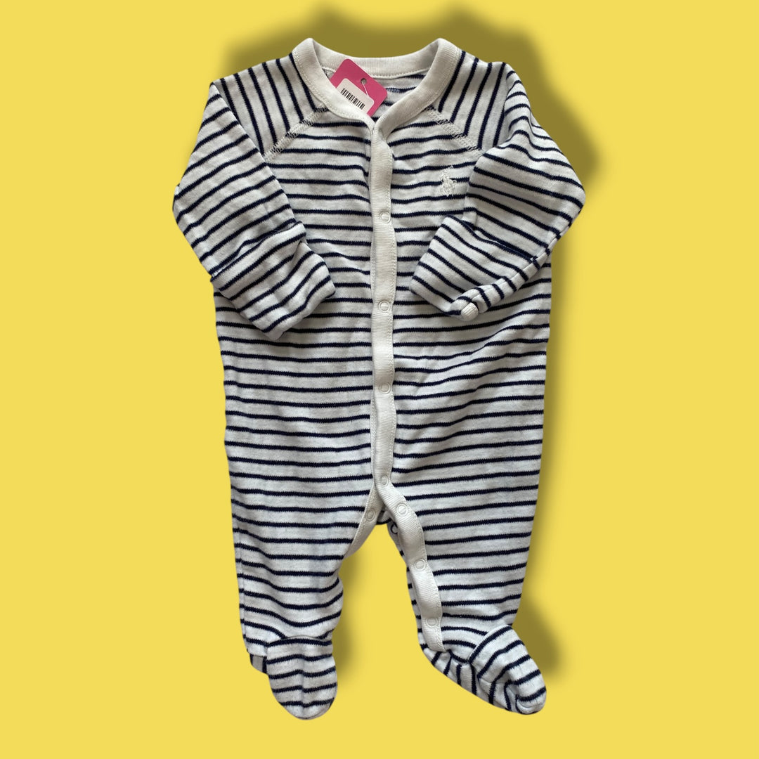 Blue Ralph Lauren Sleeper, newborn