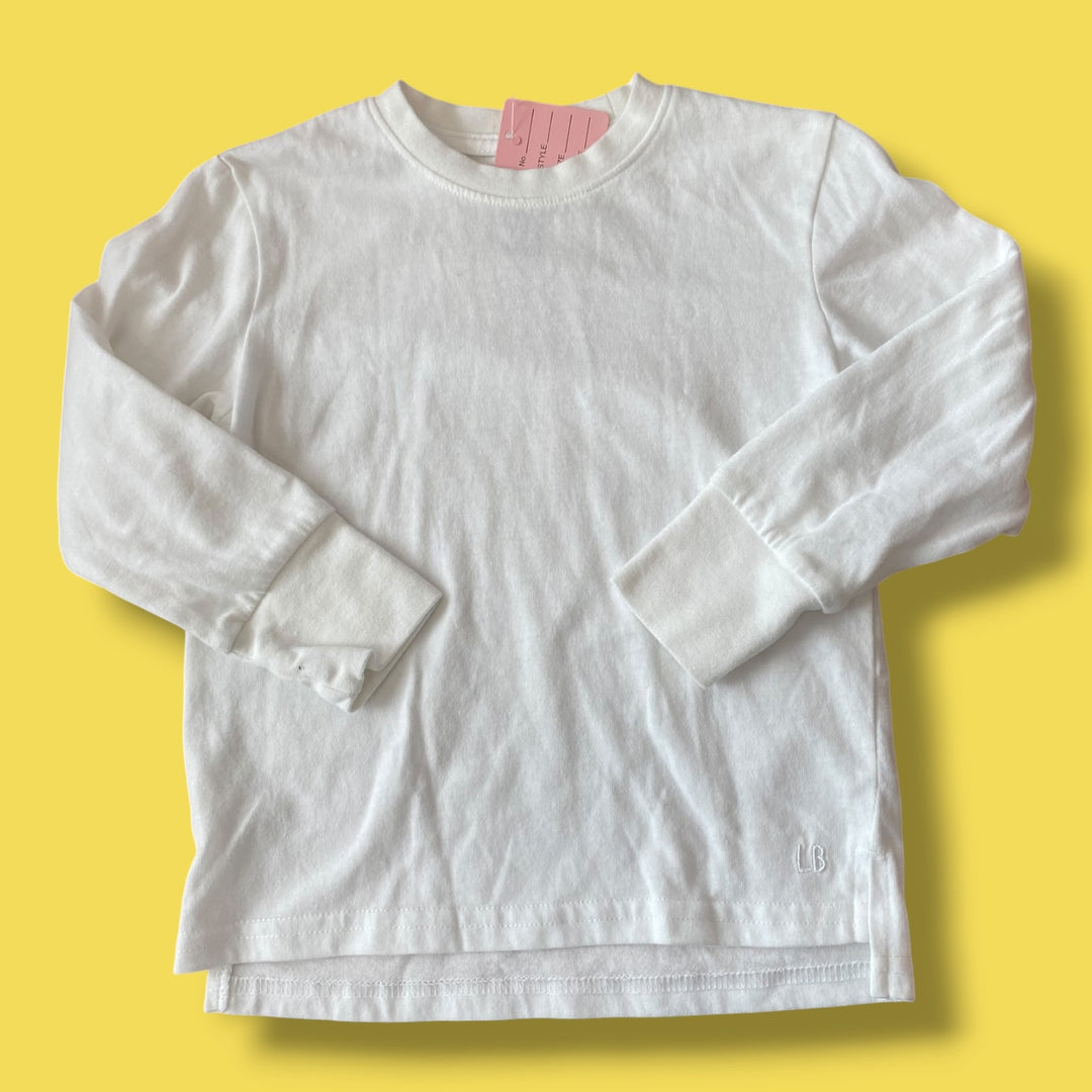 White Little Bipsy Long, 3-4Y