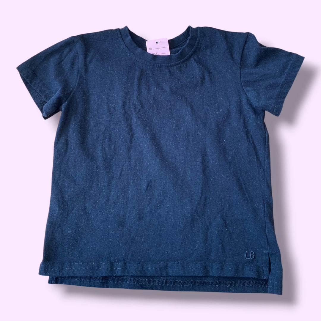Black Little Bipsy Shirt, 3-4Y