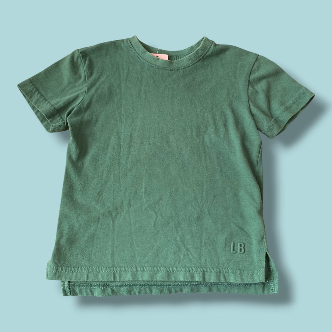 Green Little Bipsy Shirt, 3-4Y