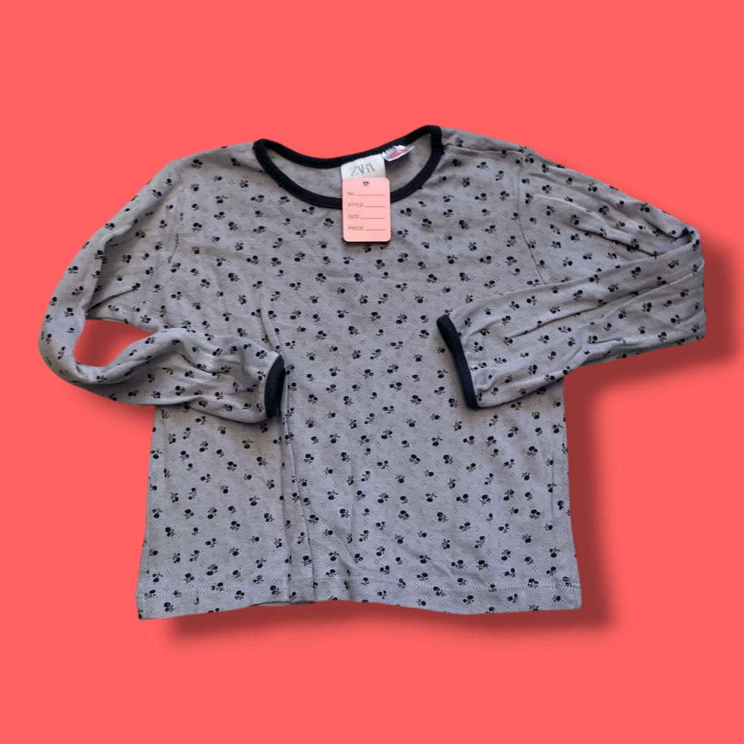 blue zara long sleeve, 5y