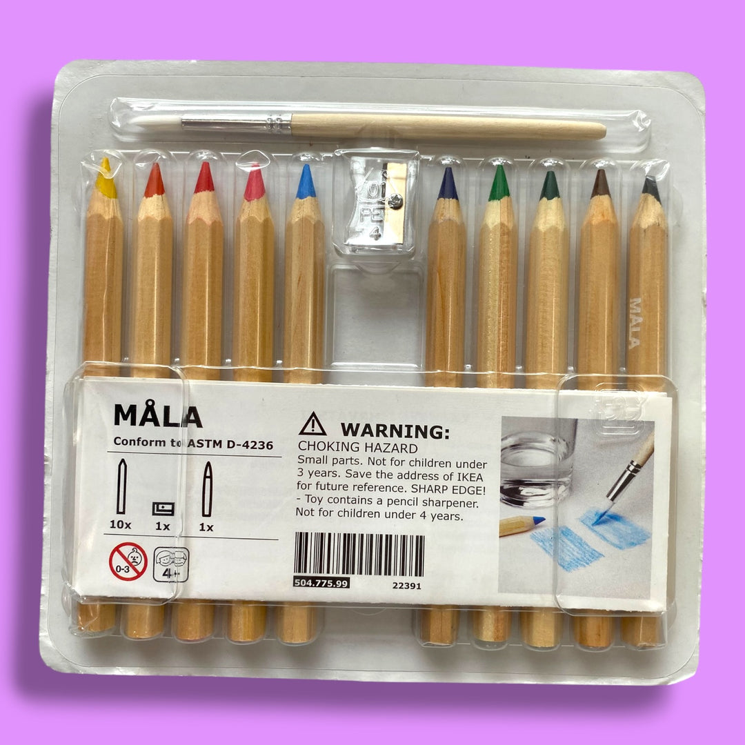 ikea NIB water colour pencils