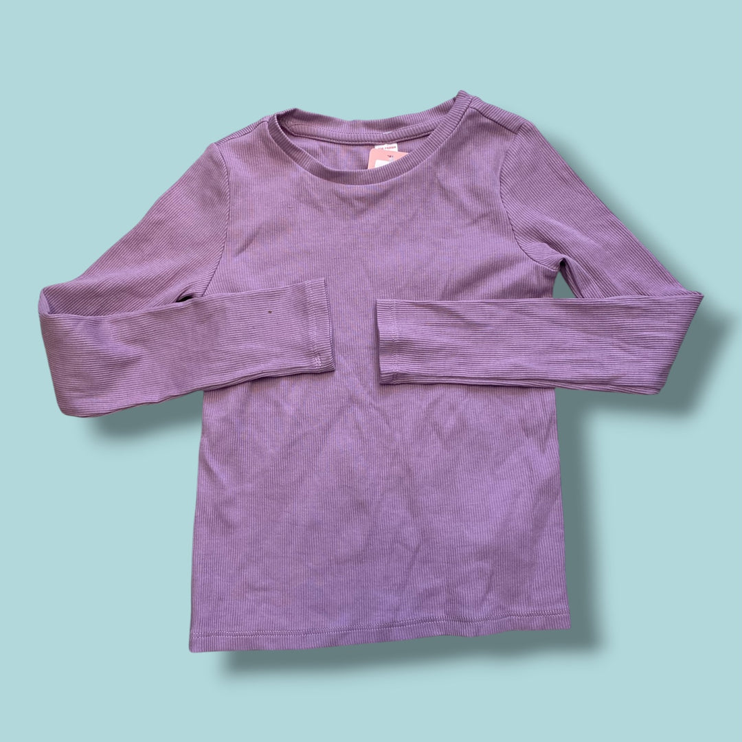 purple joe long sleeve, 6y