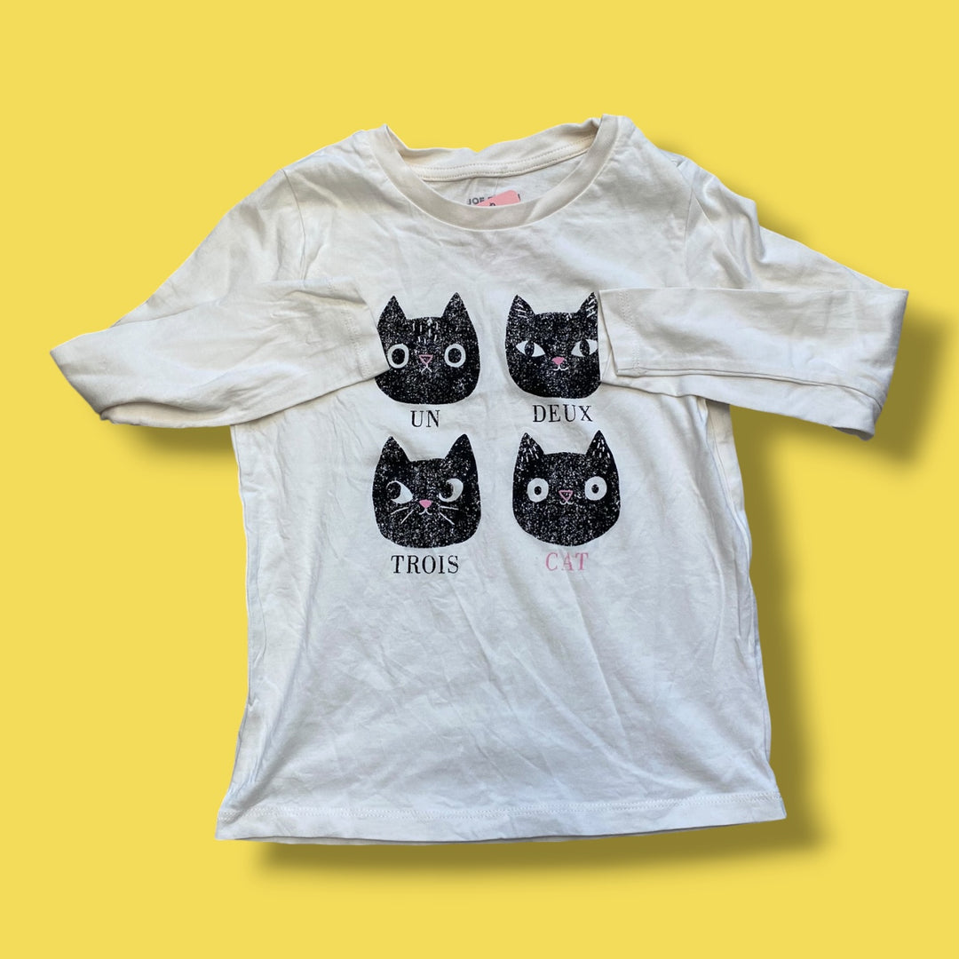 white joe long sleeve, 5Y