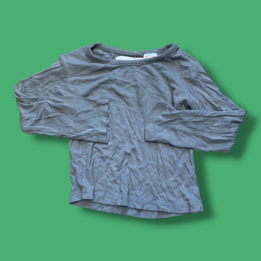 blue zara long sleeve, 4y