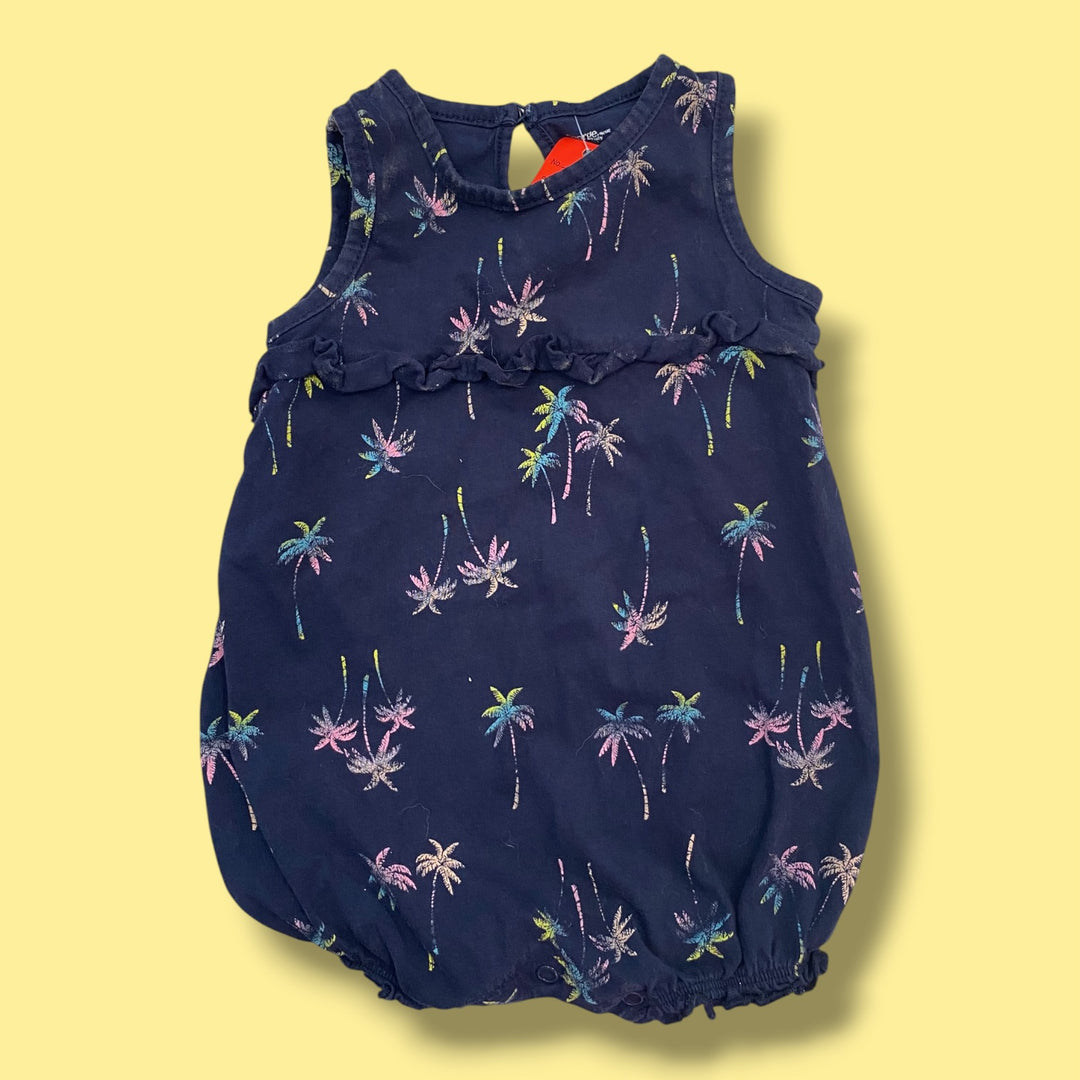 Blue George Romper, 6-12m