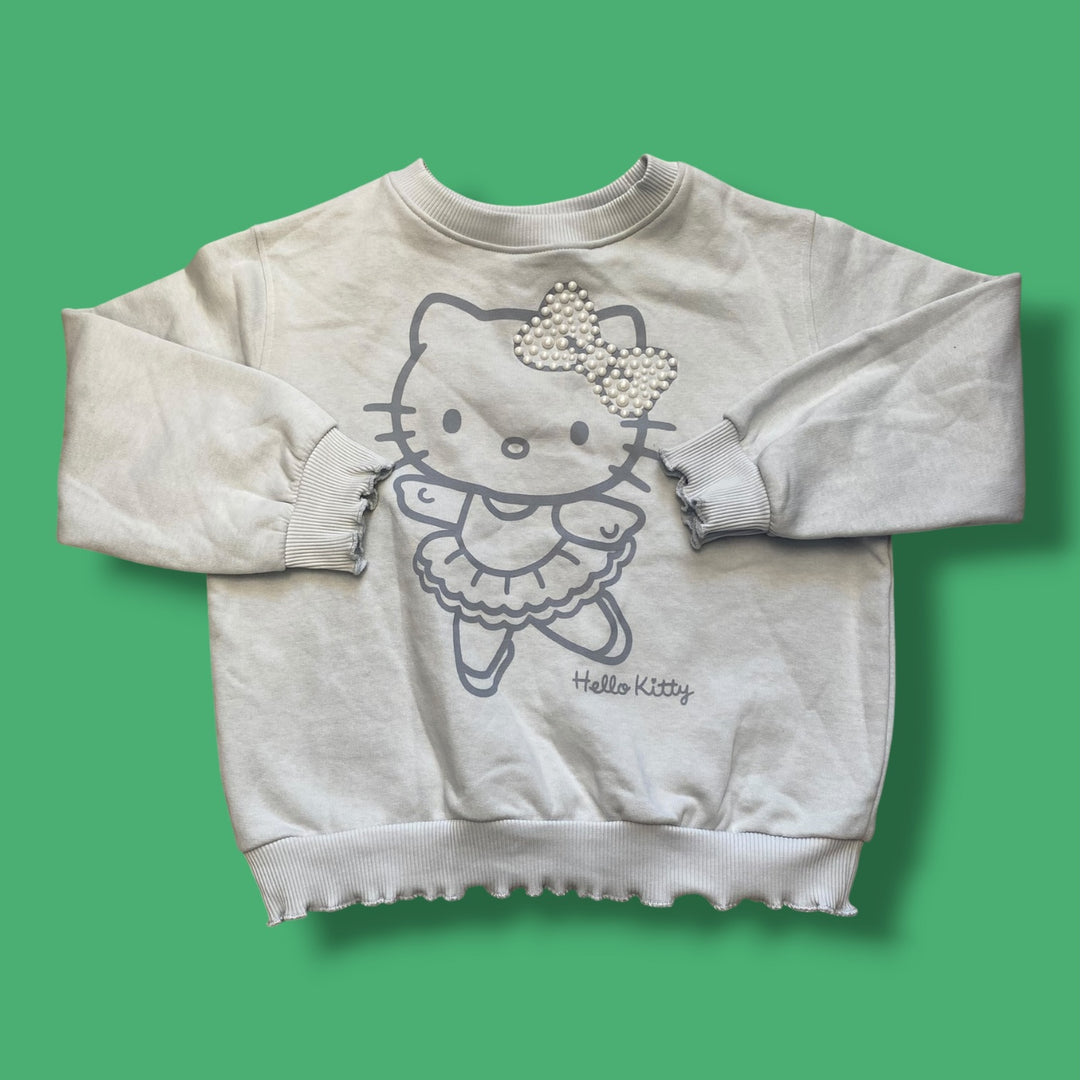 blue h&amp;m hello kitty sweatshirt, 4/6y